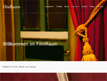 Tablet Screenshot of filmraum.net